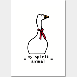 Annoying Meme Goose is my Spirit Animal Posters and Art